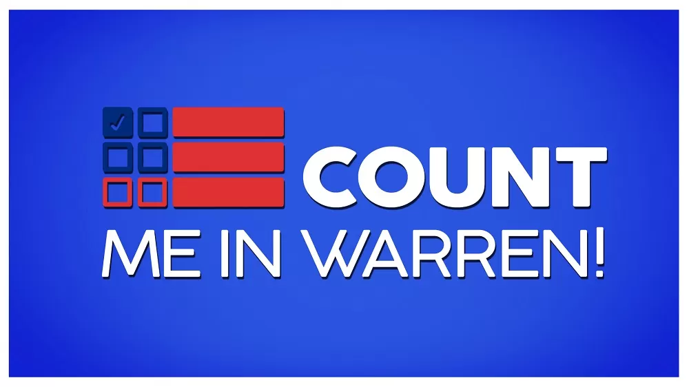 Count me in Warren!