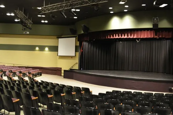 Auditorium seats and stage