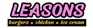 leasons burgers chicken ice cream logo