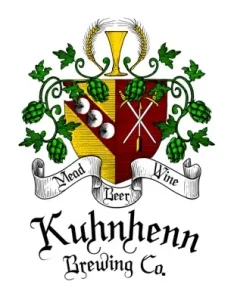 Kuhnhenn Brewing Co. Logo of crest with vines