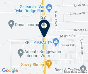 Directions to Martin Road & Van Dyke Avenue, Warren, MI, USA
